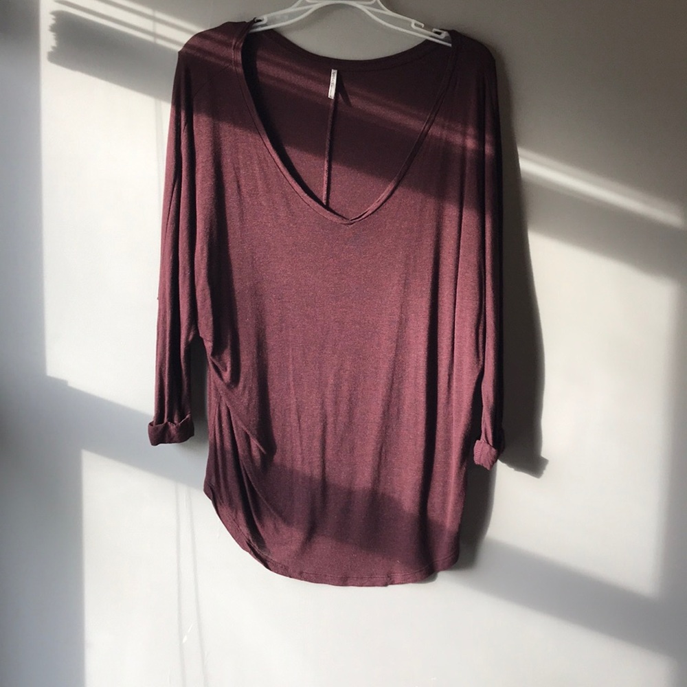 Wine colored top